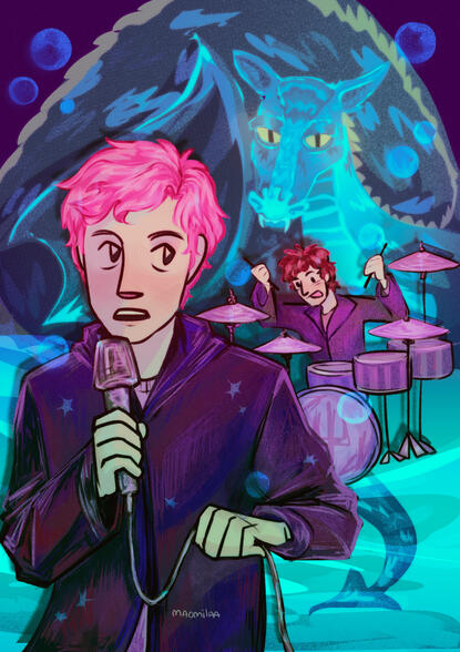 Illustration for Finding Peace Everywhere ZINE. CSP. 2024.