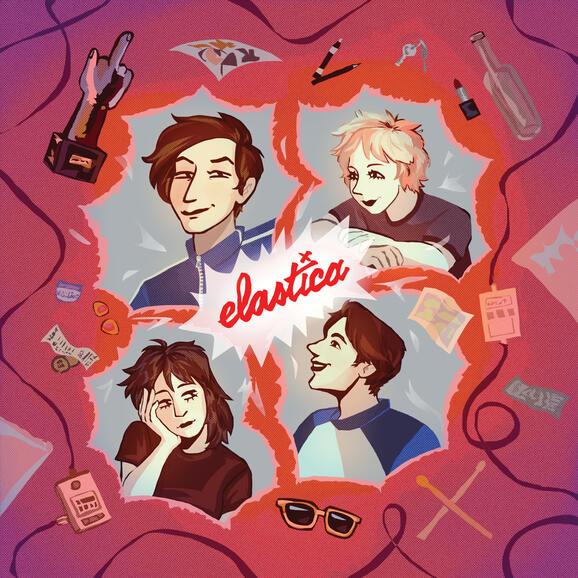 Illustration for British Rock ZINE. CSP + Adobe Photoshop. 2025.